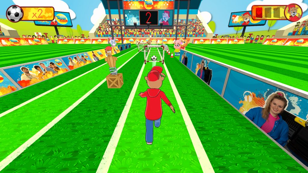 Screenshot of Teddy Soccer Game
